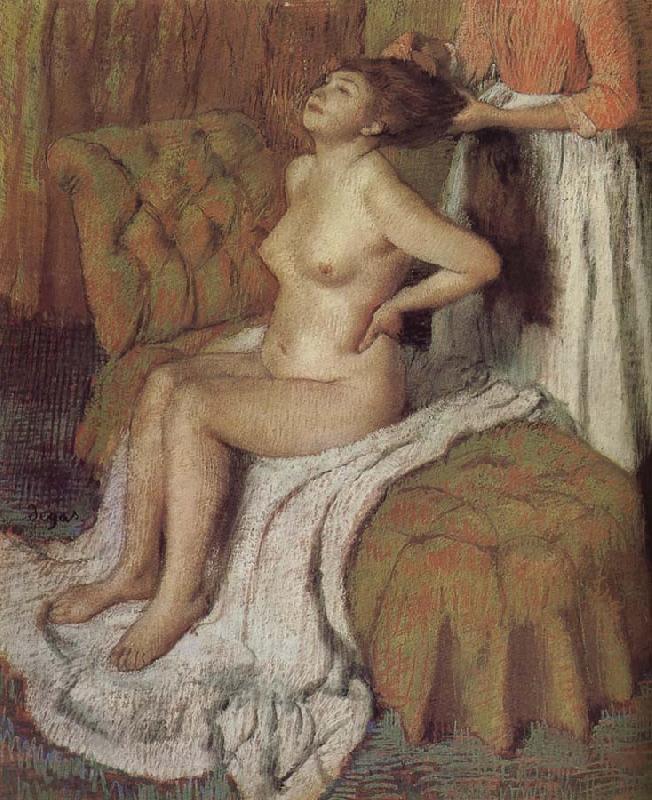 Edgar Degas The lady hackled hair France oil painting art